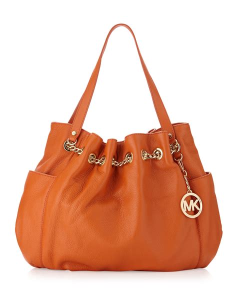 michael kors tangerine tote|michael kors tote bag.